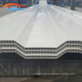feuille de toiture creuse en plastique anti-corrosion techo en PVC